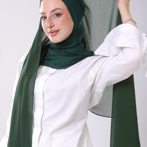 حجاب ذكي اخضر غامق