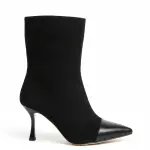 HALF BOOT MID HEELS SUEDE B-47