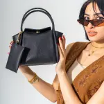 -43% Geometric Structure Handbag