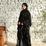 BLACK VELVET RUFFLES ISDAL