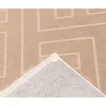 Elite Jacquard Carpet Geometric Pattern (Beige)