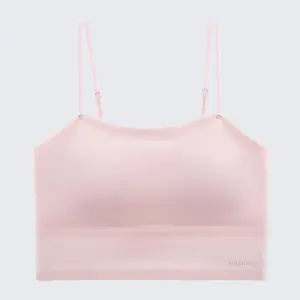 Seamless Camisole Built-in Bra Plus Size Padded Base Layer Top