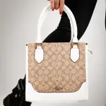 LEATHER HAND BAG COACH BG-4