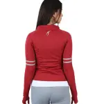 Athleisure Inspire Zip Red Jacket