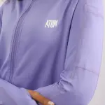 Printed Long Sleeves Purble Jacket