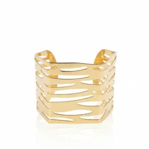 Modern Geometric Cuff Bracelet BR-100