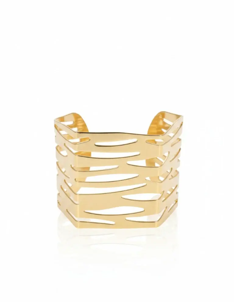 Modern Geometric Cuff Bracelet BR-100