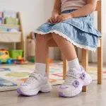 Sneakers Kids decorated with flowers LK-2