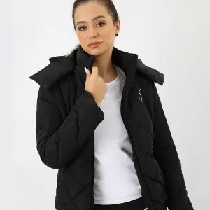 Women's Puffer Black Jacket