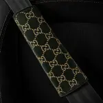 Gucci Olive - Set of 2 Seat Belt Covers