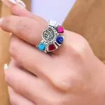 خاتم فرى سايز فضه ستايل عربى