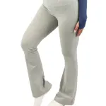High-Rise Wide Leg Gray Leggings