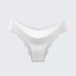 Women's Plus Size Seamless Ice Silk Bikini Breathable Wave Edge