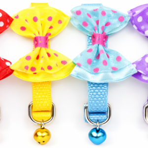 Cat Collars with Bow and Bell