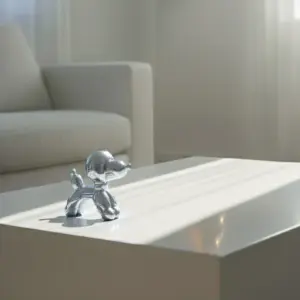 Chrome Pup Décor
