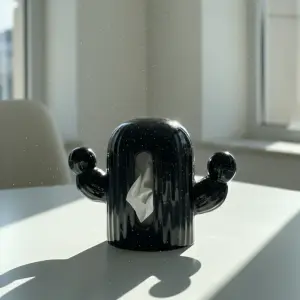Abstract cactus tissue box