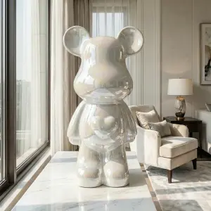 Chrome heart teddy
