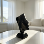 Eclipse Face Sculpture