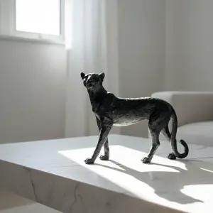 Regal Panther Sculpture