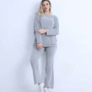 Velvet Luxe Winter Pajamas – Soft, Warm & Elegant