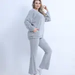 Velvet Luxe Winter Pajamas – Soft, Warm & Elegant