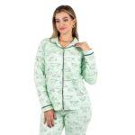 Sleeveless Pajama Set with Printed Top and Fitted Shorts