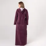 Elegant Velvet Embroidered Abaya