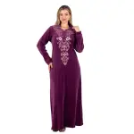 Velvet Embroidered Abaya – Elegant Modest Style