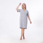 Printed Summer Cotton Nightgown – Classic Lazy Swivel Print