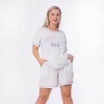 Cotton Embroidered Pajama Shorts Set – Soft & Comfortable Summer Sleepwear