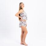 Women’s Cotton Butterfly Print Pajama Set