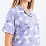 Classic Half-Sleeve Cotton Pajama Set