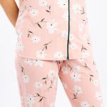 Classic Half-Sleeve Cotton Pajama Set