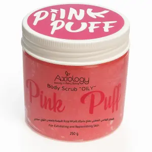 Axiology Pink Puff Body Scrub – Aker Fassi Glow (250g