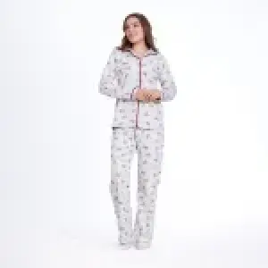 Pajama Set – Buttoned Collar