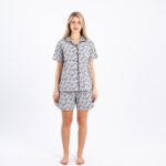 Classic Short Pajama Set with Half Sleeves – Timeless Comfort & Style