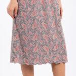 Vintage Rose Paisley Charm Sleeveless Dress