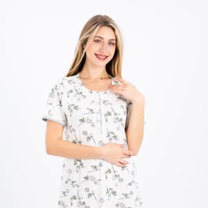 Elegant White Sleep Dress – Soft & Floral Add to wishlist