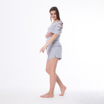 Cotton Pajama Shorts Set – Breathable & Comfortable for Summer