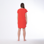 Printed Cotton Nightgown – Short, Half Sleeves & Perfect for Summer Comfort