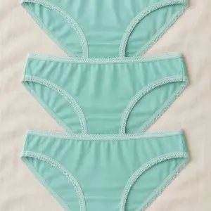 Girls’ Cotton Underwear (Pack of 3)