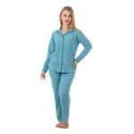 Women’s Soft Lounge Pajama Set – Short Sleeve Top & Relaxed Fit Pants Add to wishlist