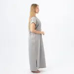 Embroidered Butterfly Sleeve Nightgown | Timeless Cotton Elegance