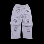 GRAY KITTY SAVAGE SWEETPANTS