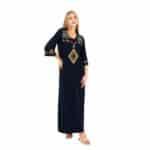 Women’s Embroidered Long Abaya Dress – Modest Everyday & Occasion Wear