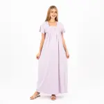 Summer Half-Sleeve Cotton Abaya for Women – Elegant Embroidered Design