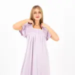 Summer Half-Sleeve Cotton Abaya for Women – Elegant Embroidered Design