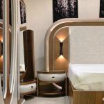 browny modern bedroom