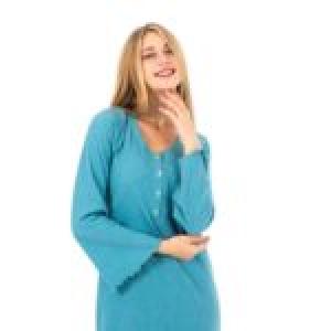 Cotton Nightgowns, Embroidered, Full Sleeve Classic Night Gown – Soft & Elegant Add to wishlist