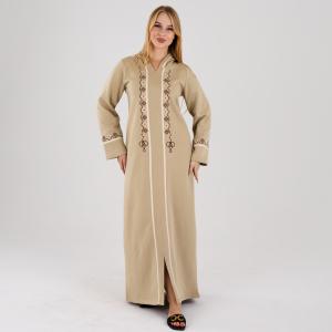 Women’s Embroidered Long Abaya – Elegant & Comfortable